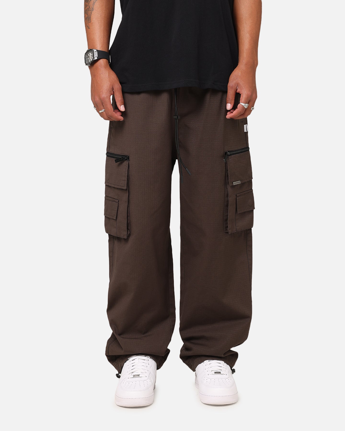 Carre Tactic Cargo Joggers Brown