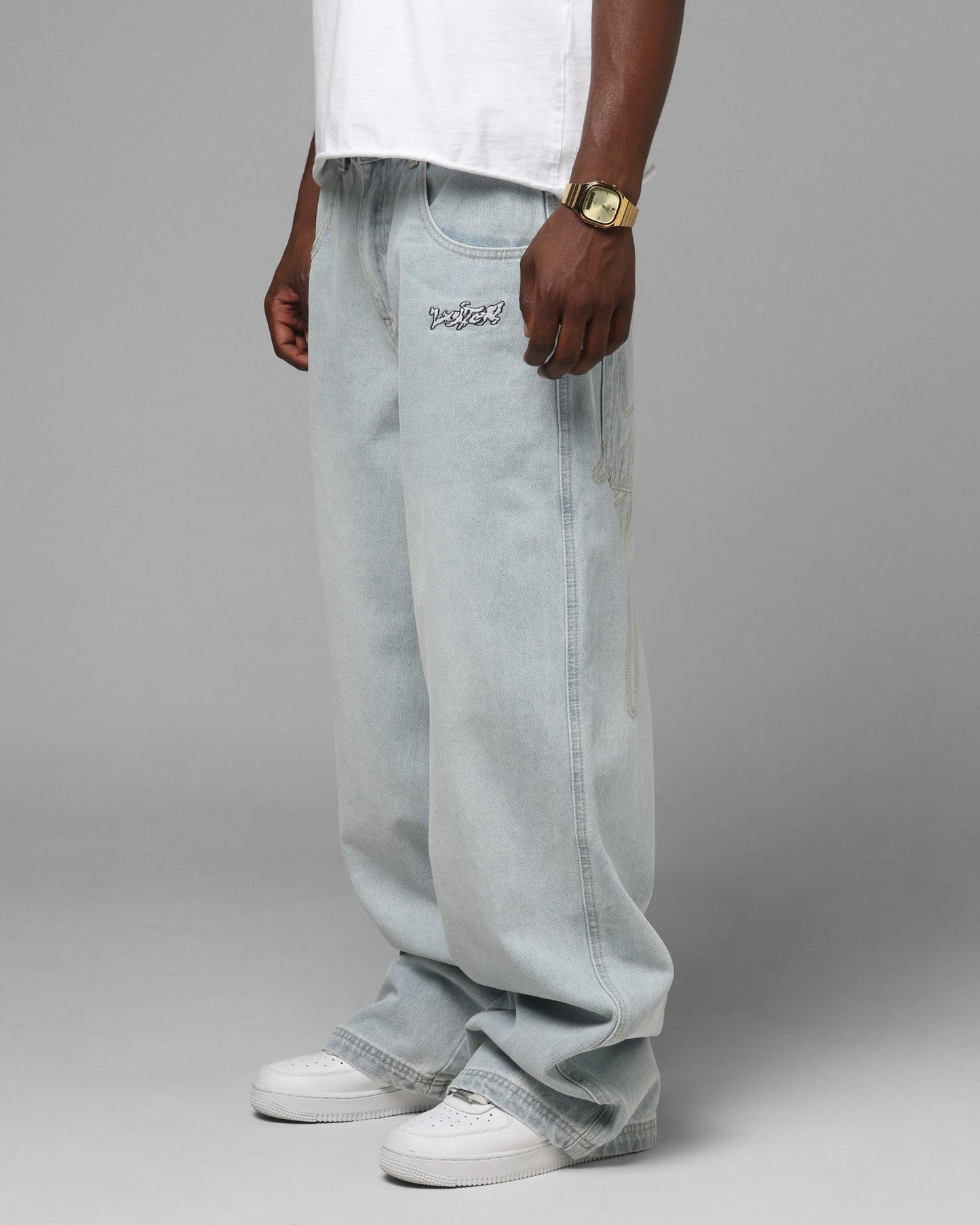 Loiter Star Born Jeans Bleached Blue