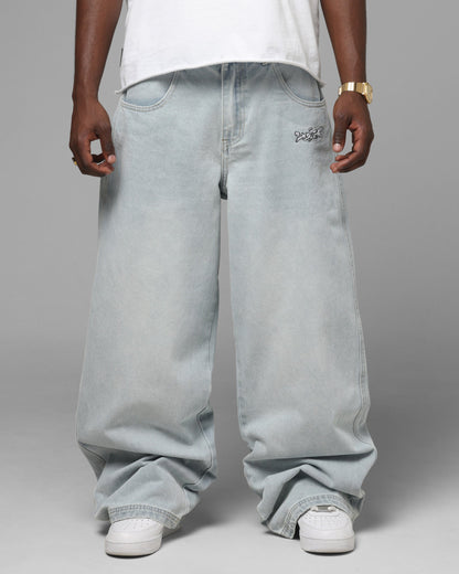 Loiter Star Born Jeans Bleached Blue
