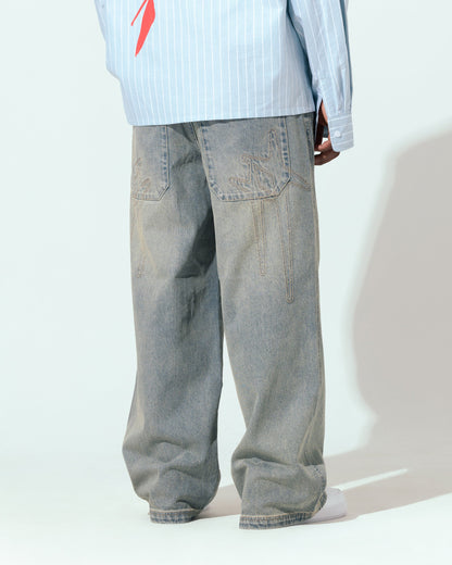 Loiter Star Born Jeans Washed Blue
