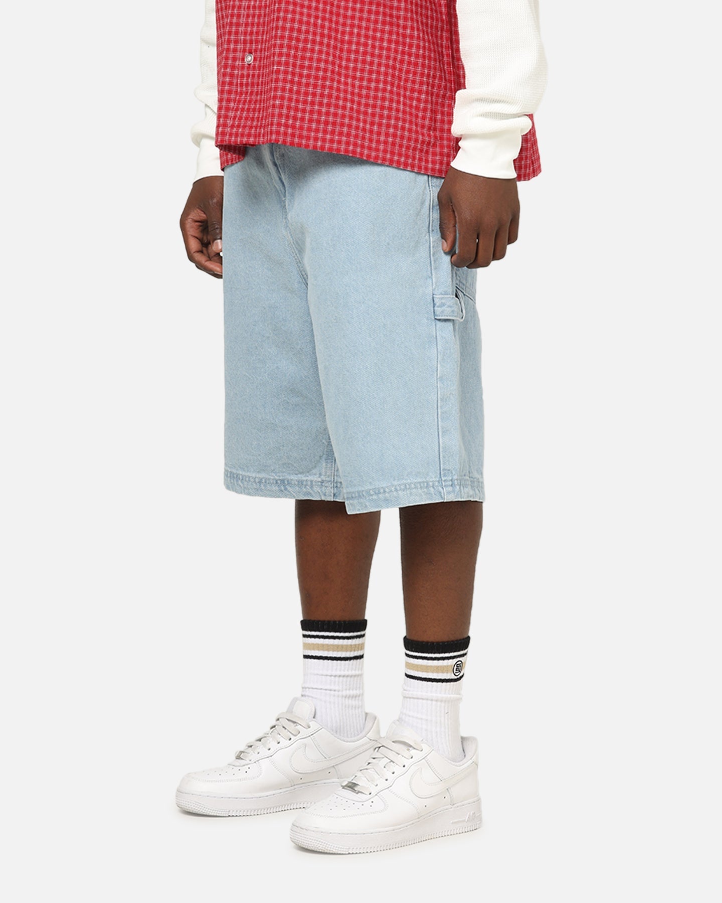 Carre Carpenter Jorts Light Blue Denim