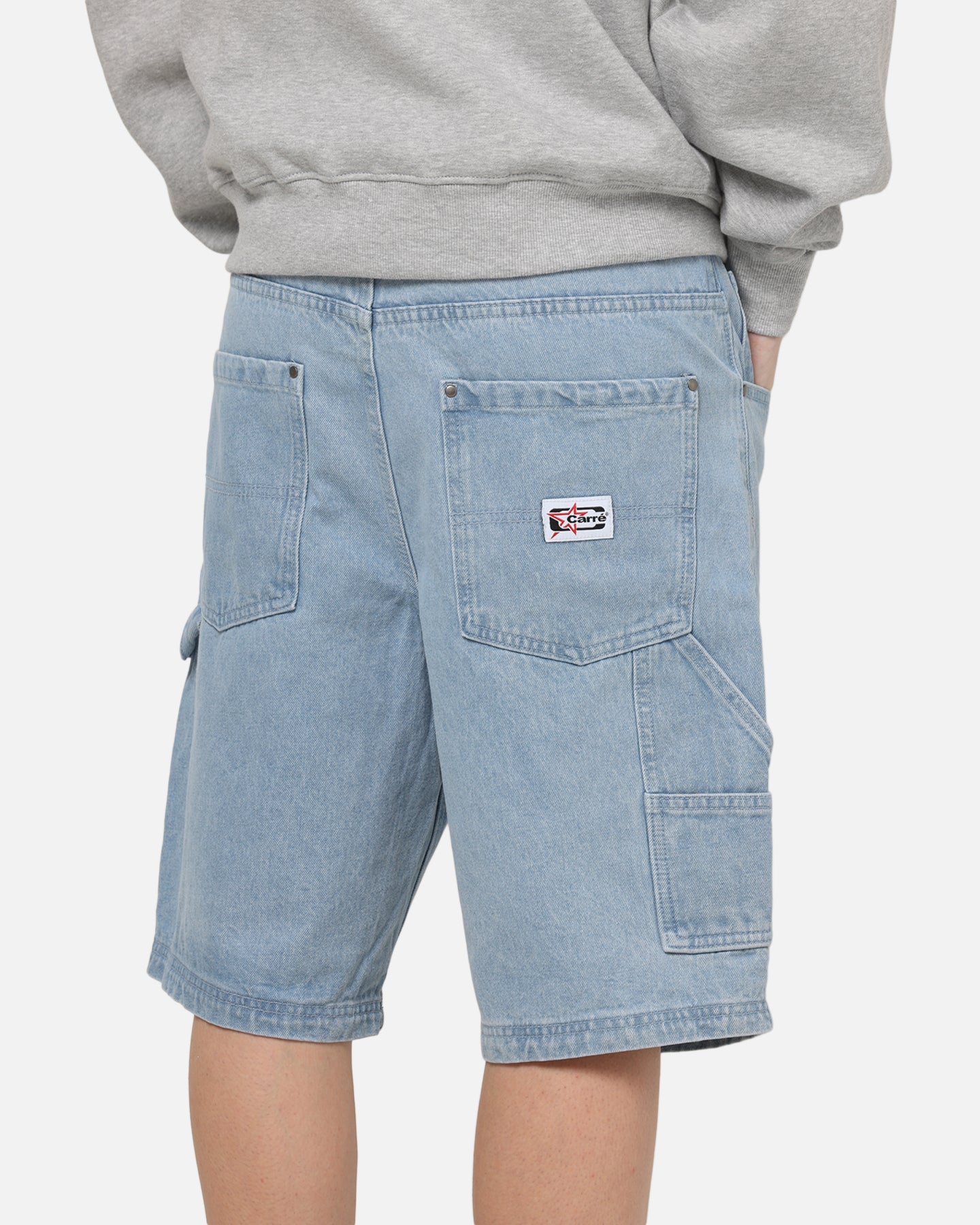 Carre Carpenter Jorts Light Blue Wash