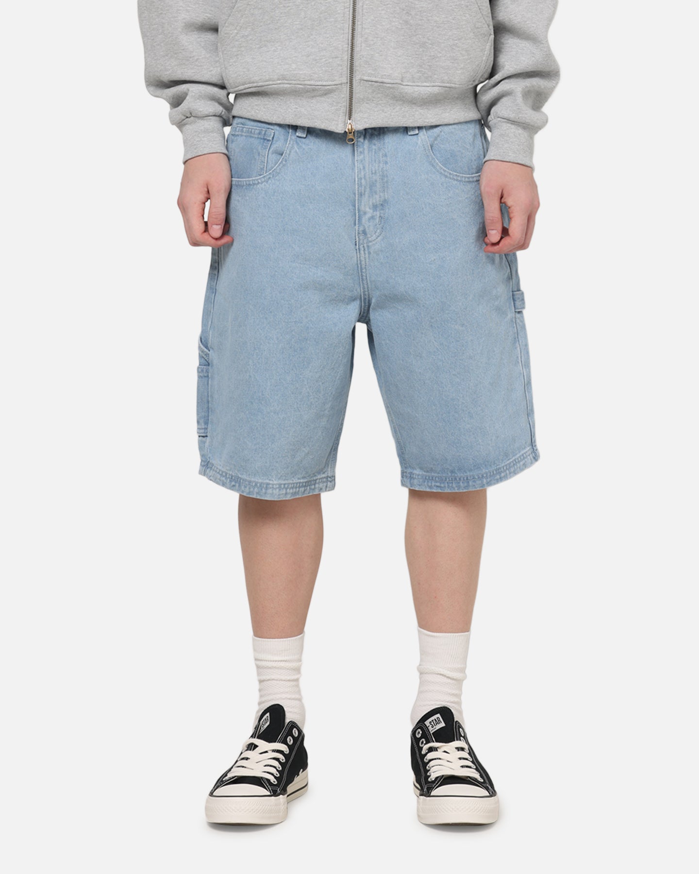 Carre Carpenter Jorts Light Blue Wash