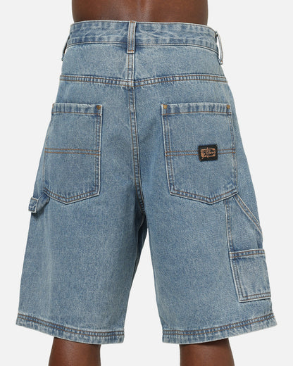 Carre Carpenter Jorts Mid Blue Denim