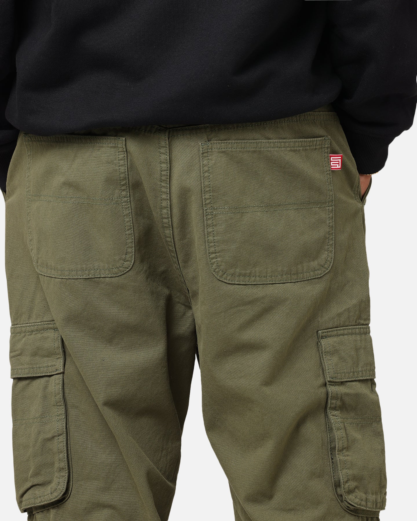S Double Cargo Work Pant Army