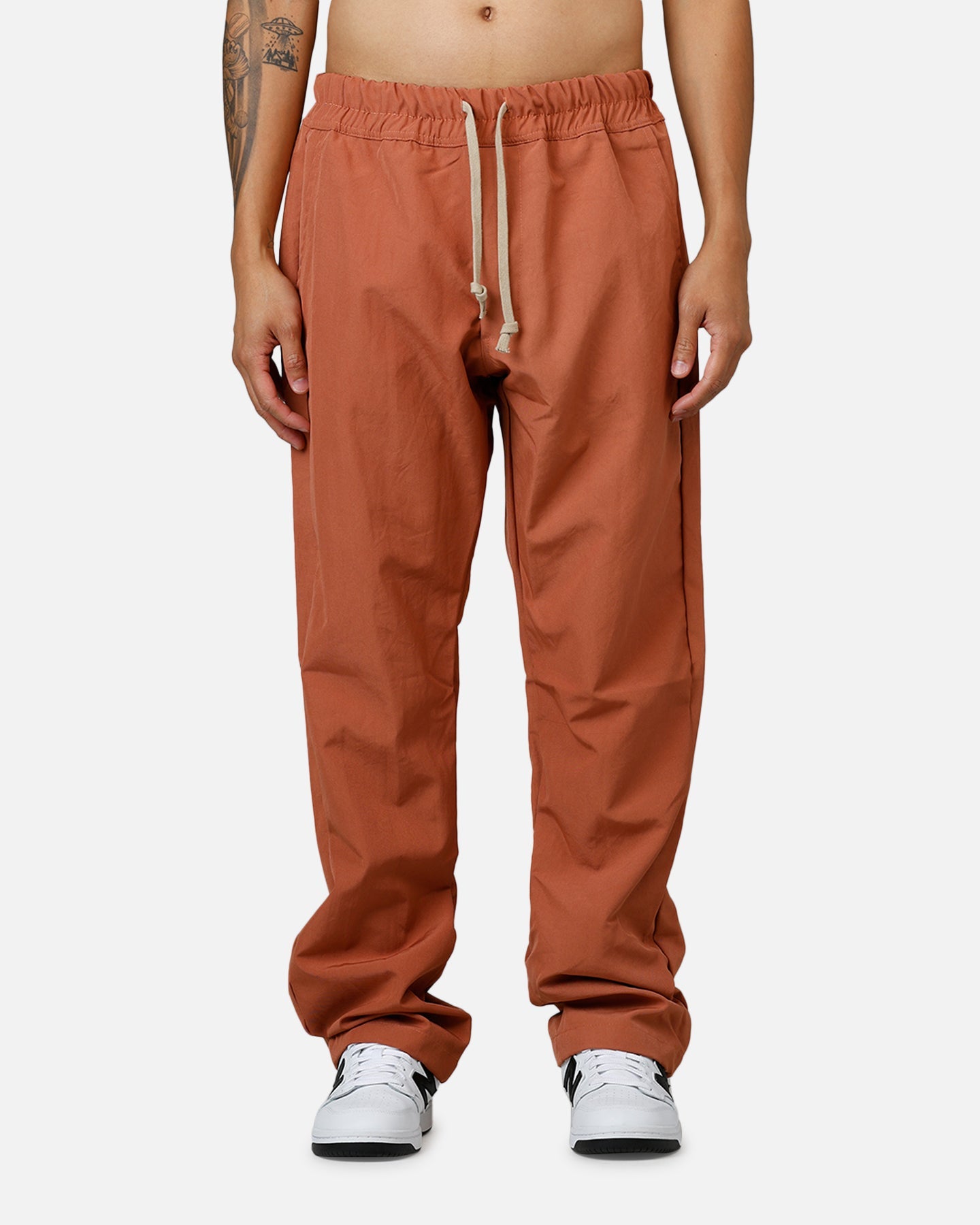 MNML Drawstring Trousers Rust