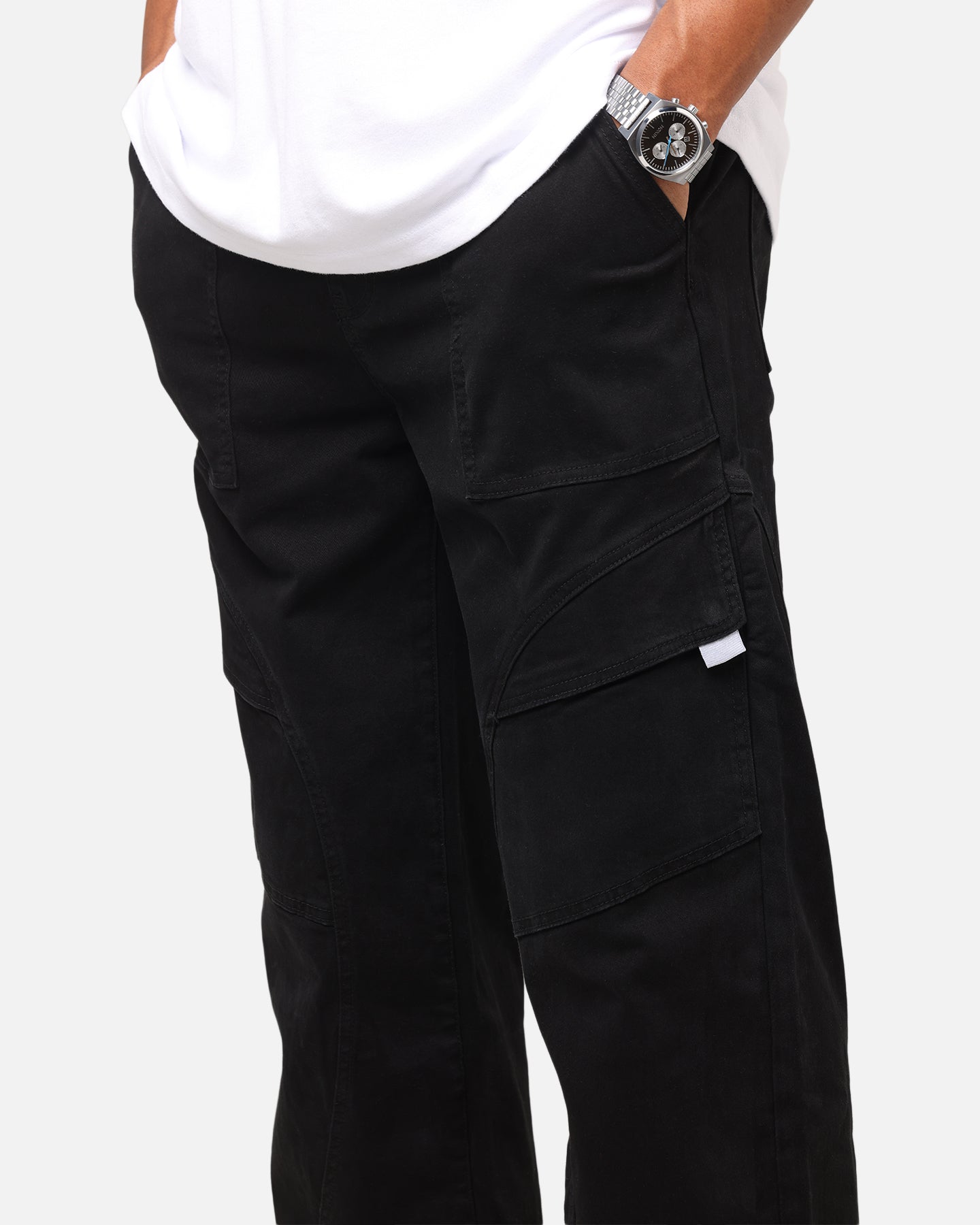 Saint Morta Aera Baggy Cargo Pants Vintage Black