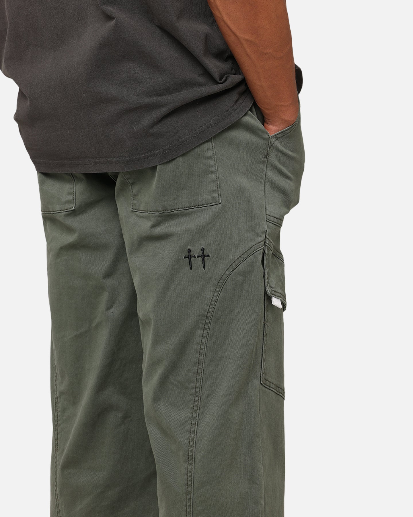 Saint Morta Aera Baggy Cargo Pants Vintage Khaki