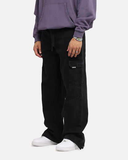 Saint Morta Baggy Cargo Pants Black