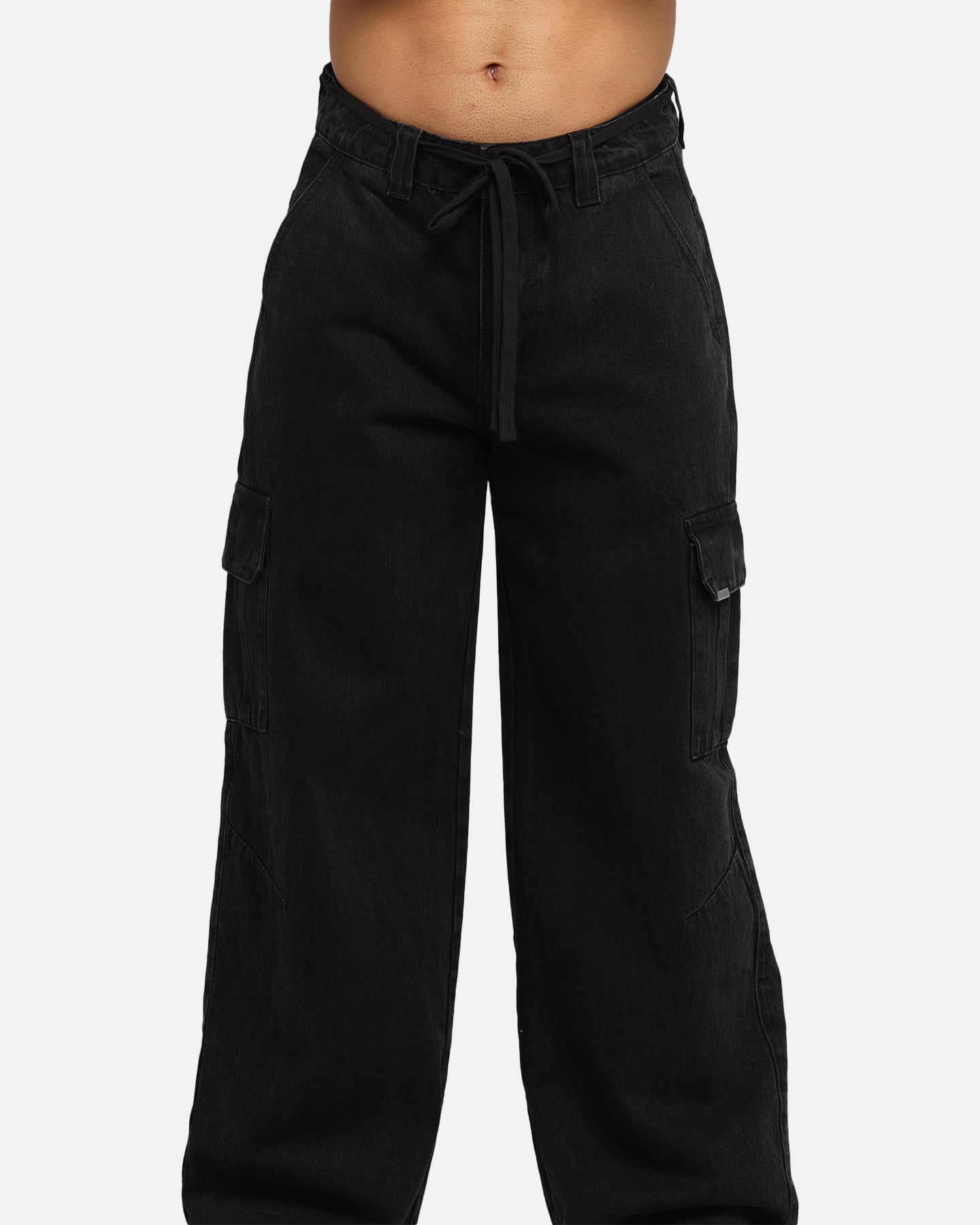 Saint Morta Baggy Cargo Pants Black