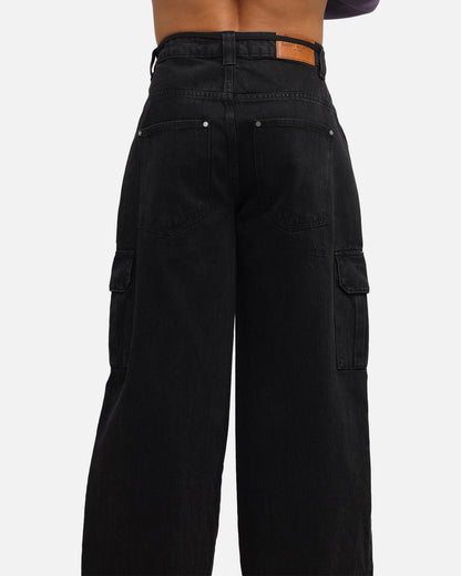 Saint Morta Baggy Cargo Pants Black