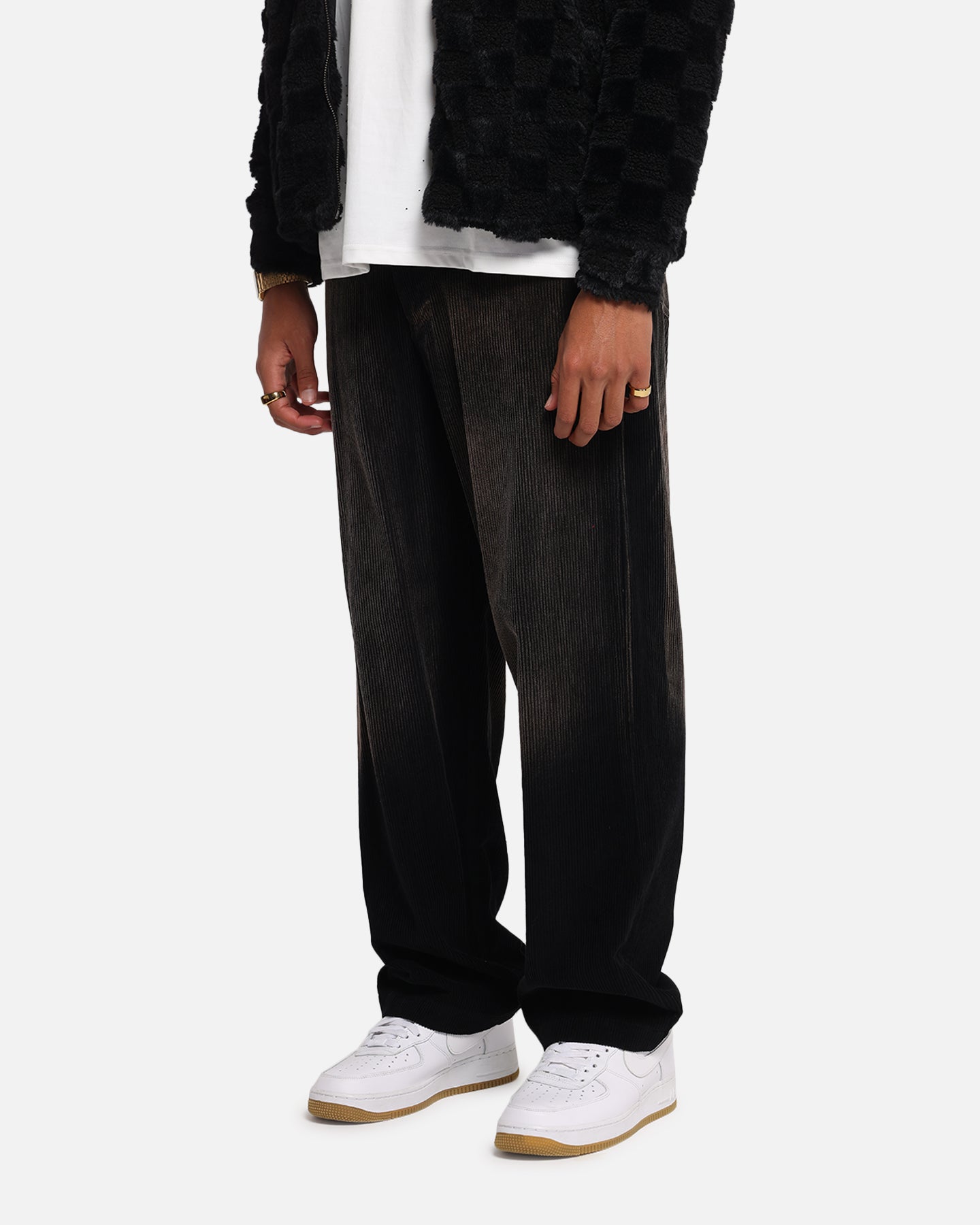 XXIII Corduroy Wash Pants Black