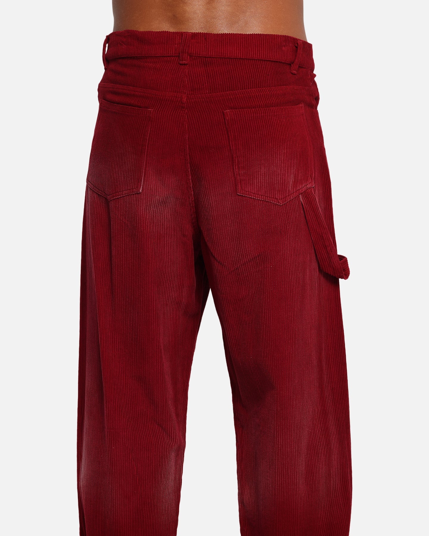 XXIII Corduroy Wash Pants Burgundy