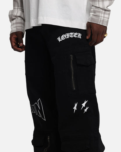 Loiter Sketch Utility Pants Washed Black