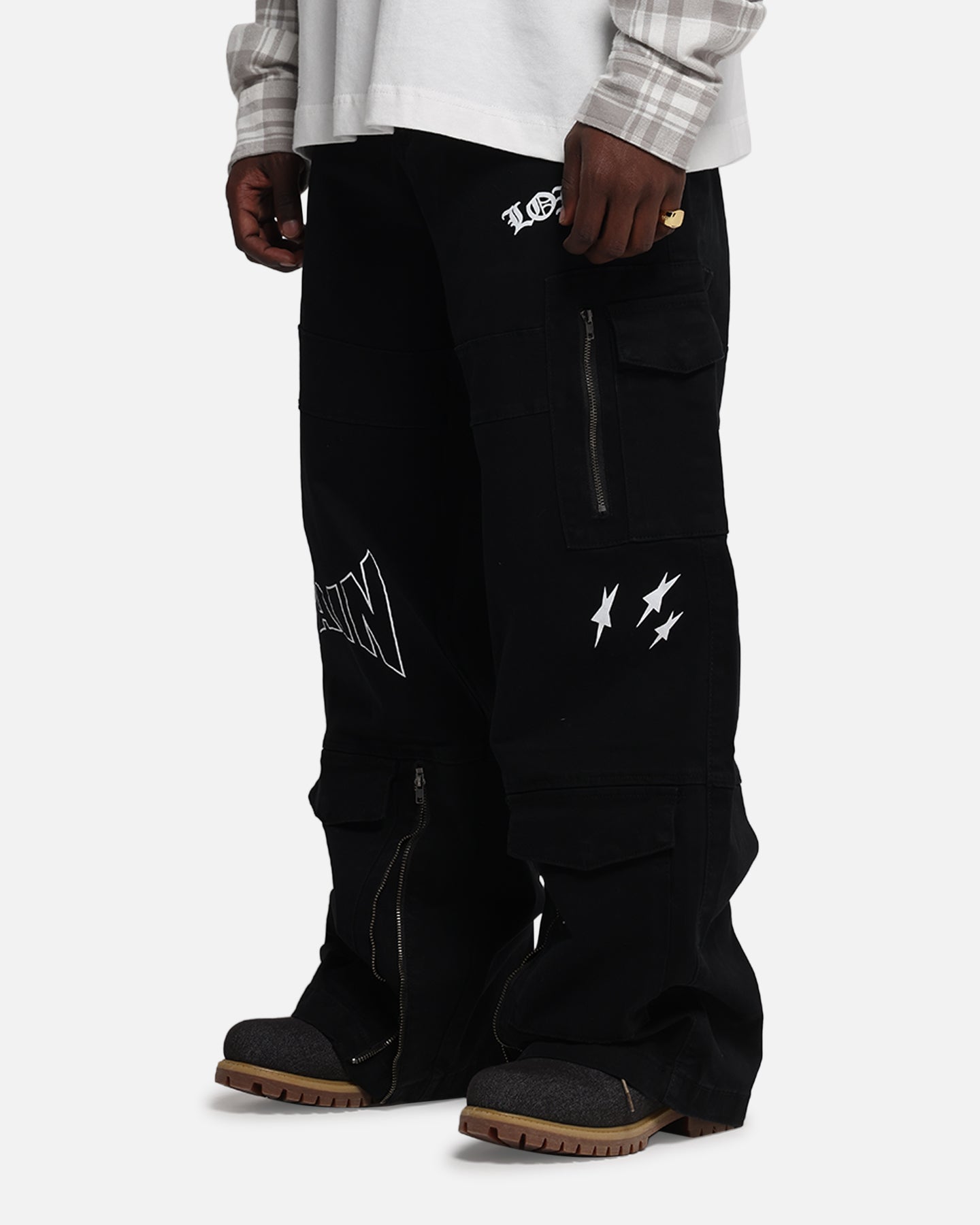 Loiter Sketch Utility Pants Washed Black