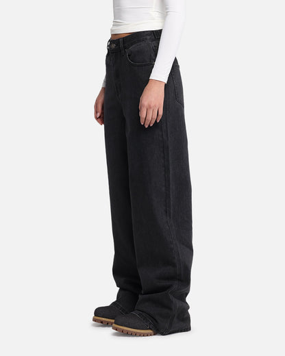 XXIII Women's Wide Leg Jeans Washed Black