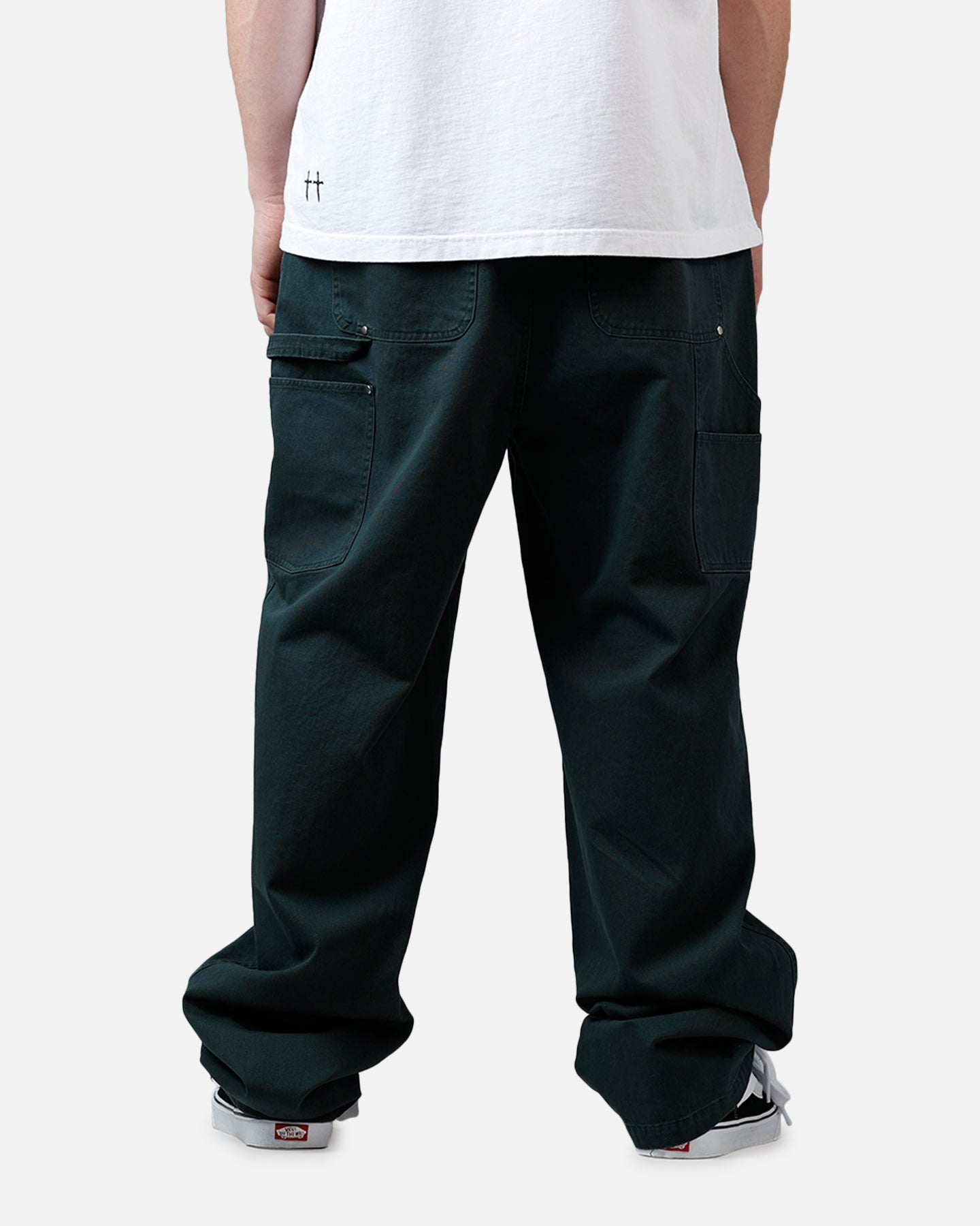 MNML Double Waistband Chino Pants Green