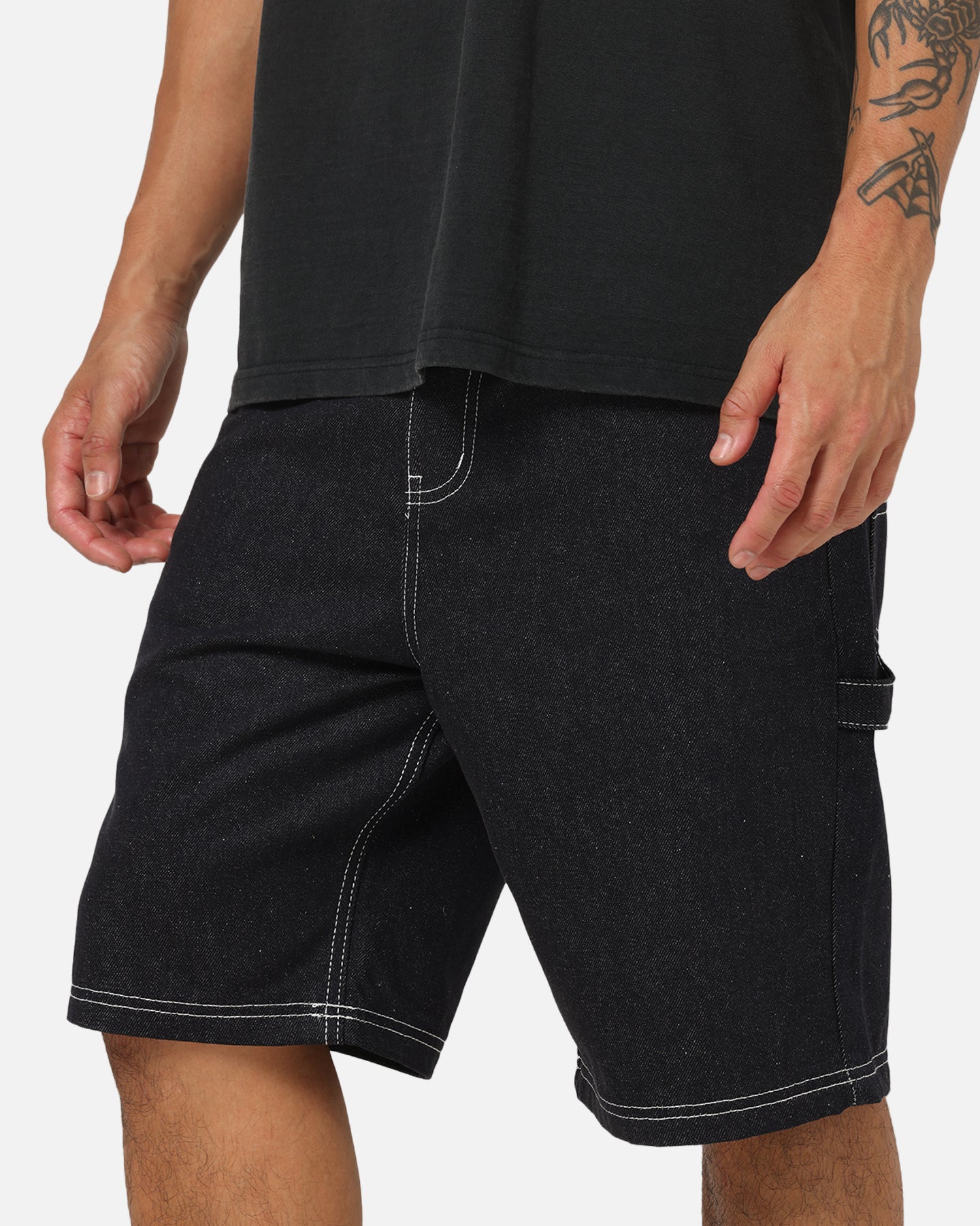 Carre Carpenter Jorts Indigo Denim