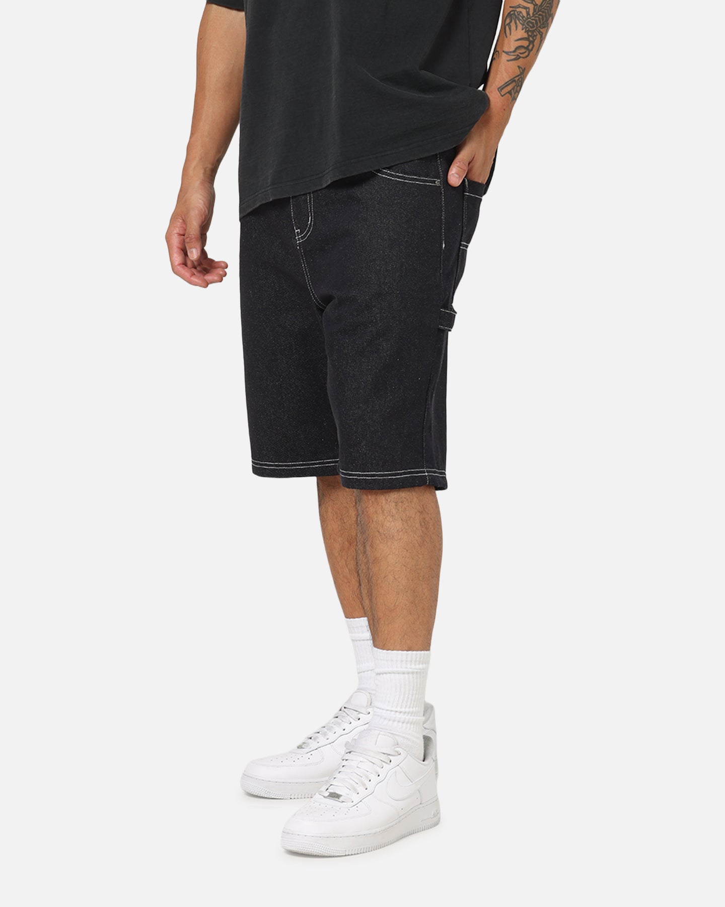 Carre Carpenter Jorts Indigo Denim