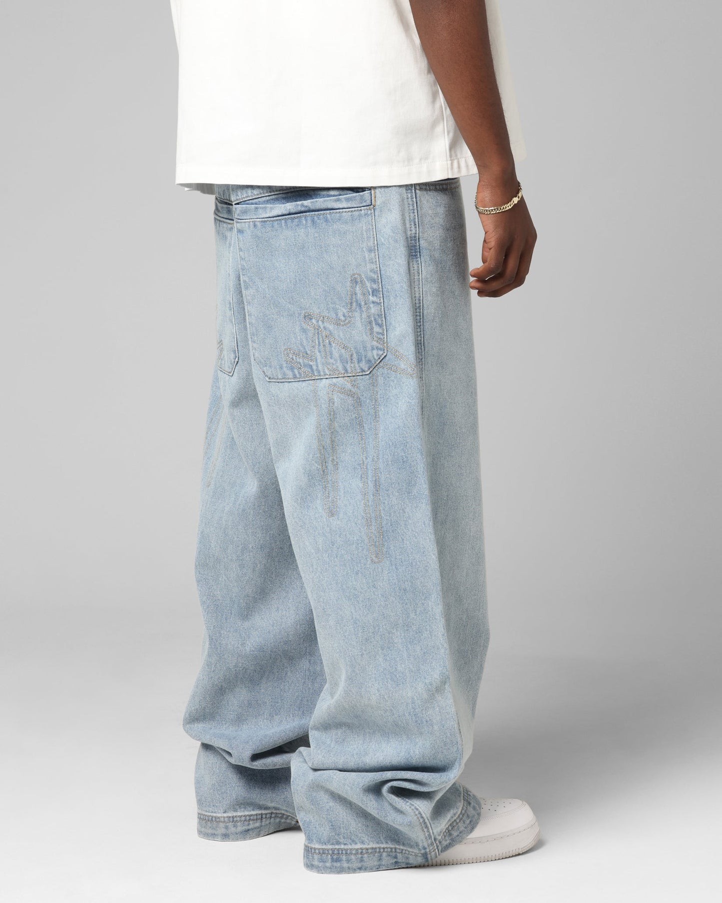 Loiter Star Born Jeans Washed Blue