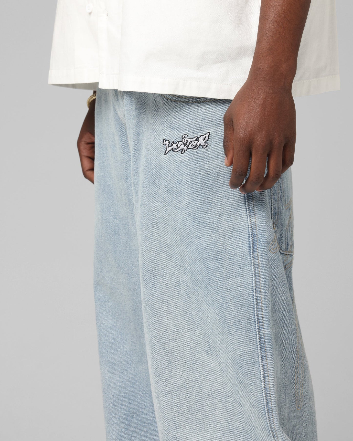 Loiter Star Born Jeans Washed Blue