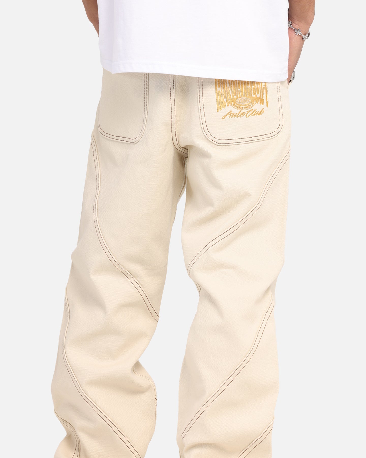 Honor The Gift Racing Panel Pants Bone