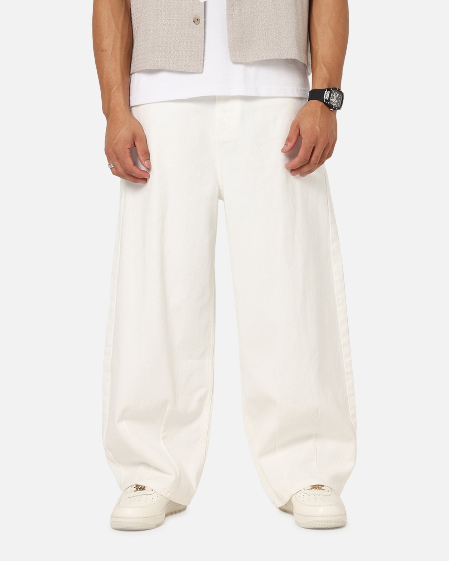XXIII Balloon Jeans Off White