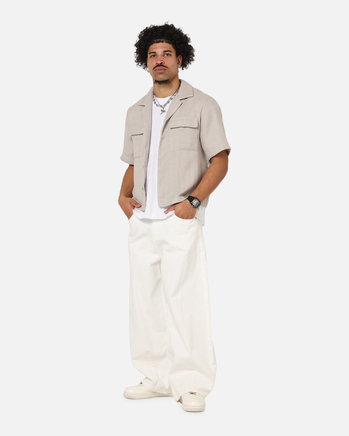 XXIII Balloon Jeans Off White