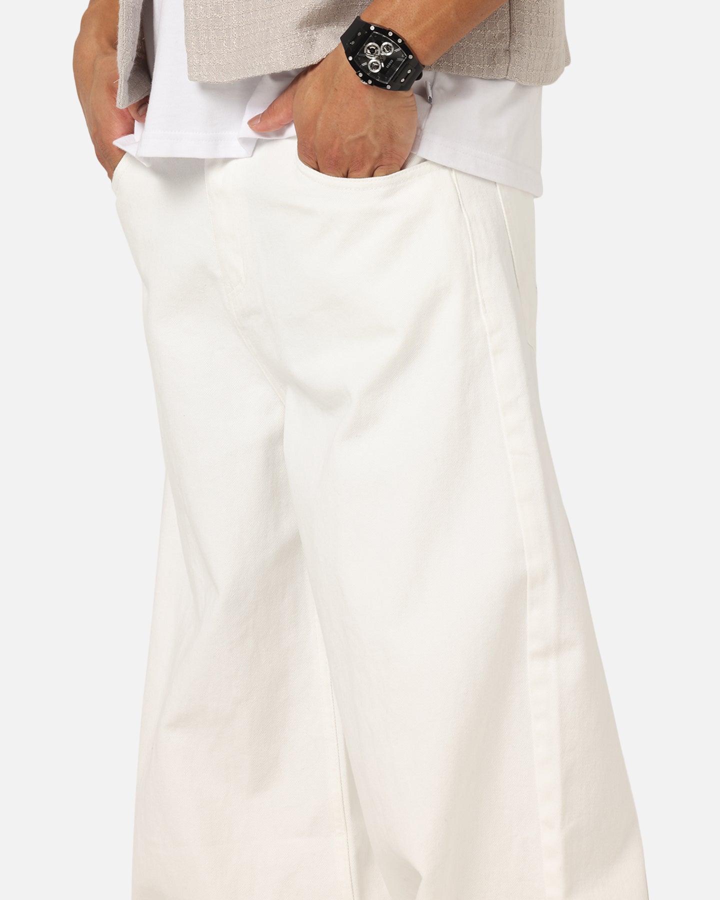 XXIII Balloon Jeans Off White