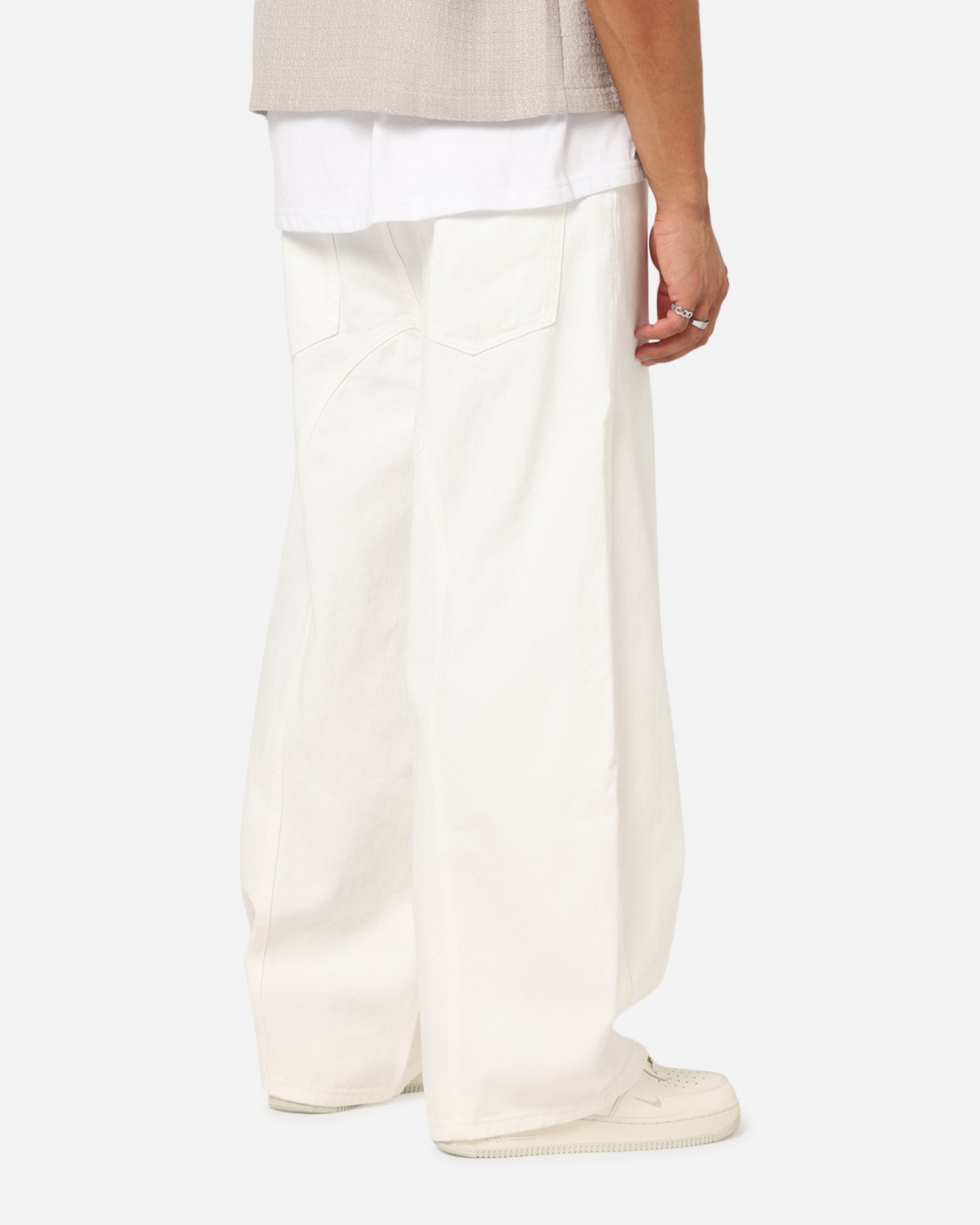 XXIII Balloon Jeans Off White