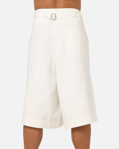 XXIII Wide Leg Denim Shorts Off White