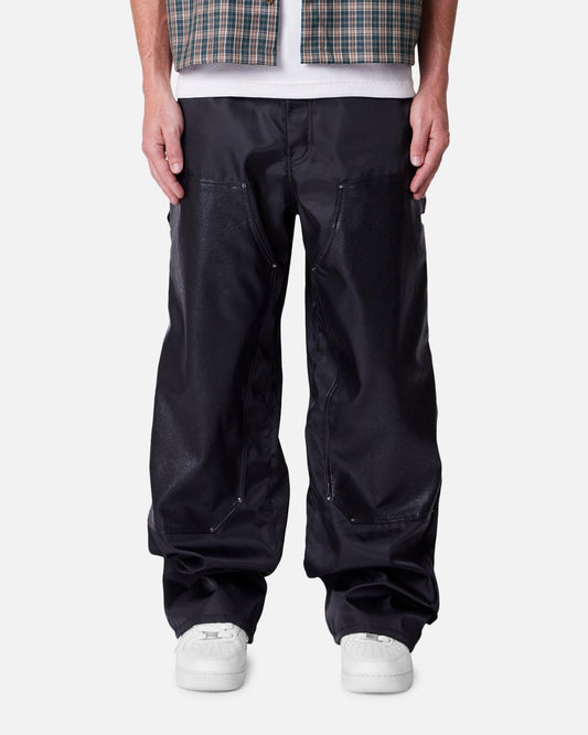 MNML Baggy Nylon Carpenter Pants Black