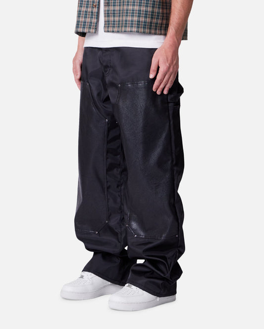 MNML Baggy Nylon Carpenter Pants Black
