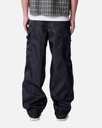 MNML Baggy Nylon Carpenter Pants Black
