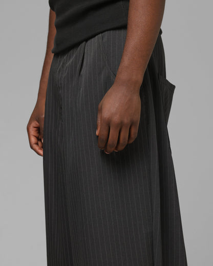 Loiter Eastern Bloc Pinstripe Trousers Black Pinstripe