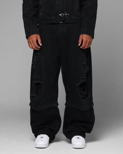 Loiter Thrasher Pants Washed Black