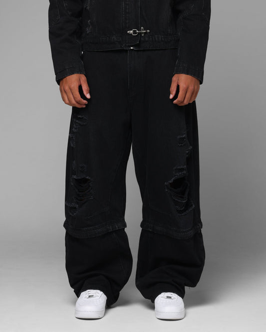 Loiter Thrasher Pants Washed Black