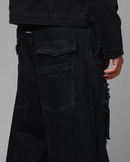 Loiter Thrasher Pants Washed Black