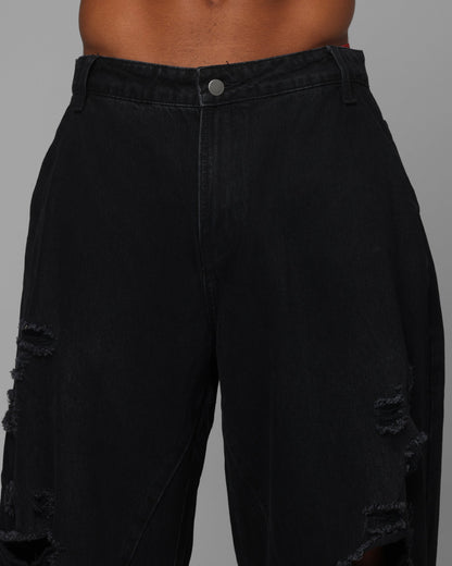 Loiter Thrasher Pants Washed Black