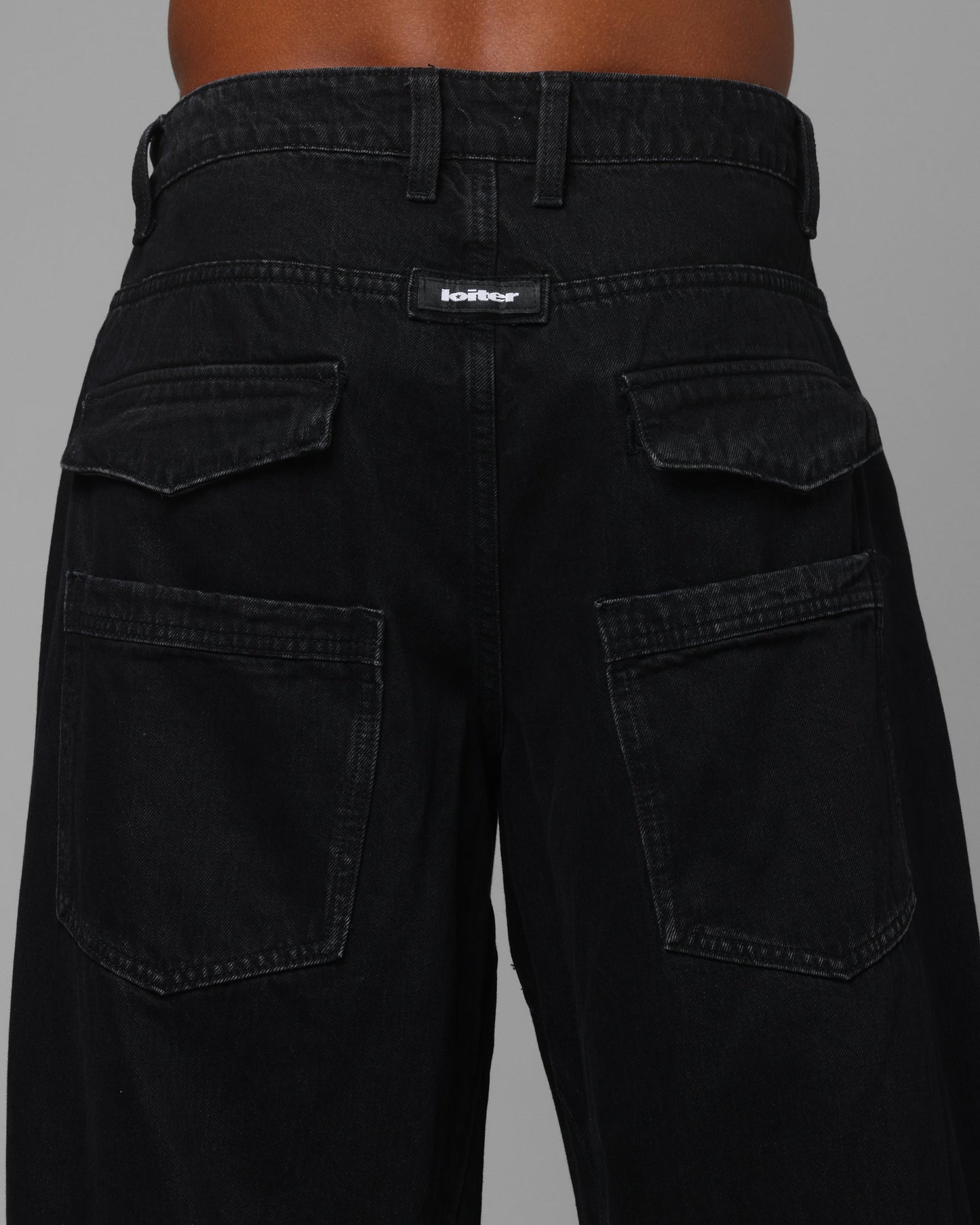 Loiter Thrasher Pants Washed Black