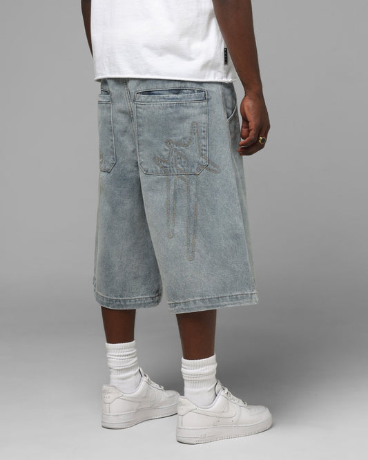 Loiter Star Born Jorts Light Blue