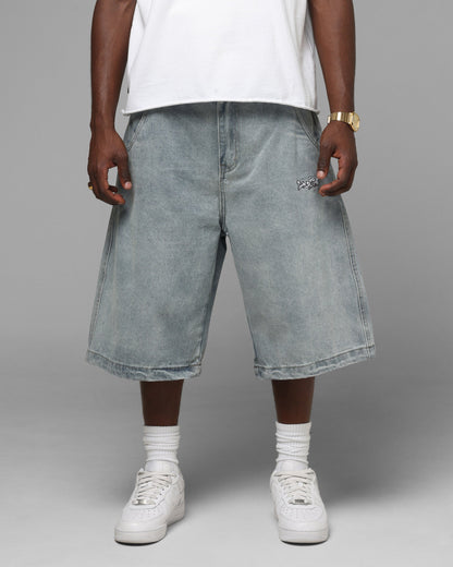 Loiter Star Born Jorts Light Blue