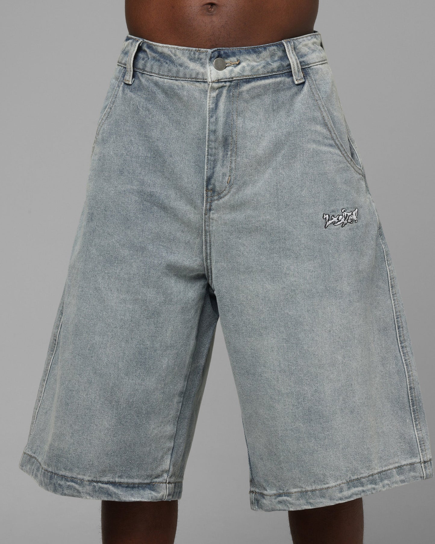 Loiter Star Born Jorts Light Blue